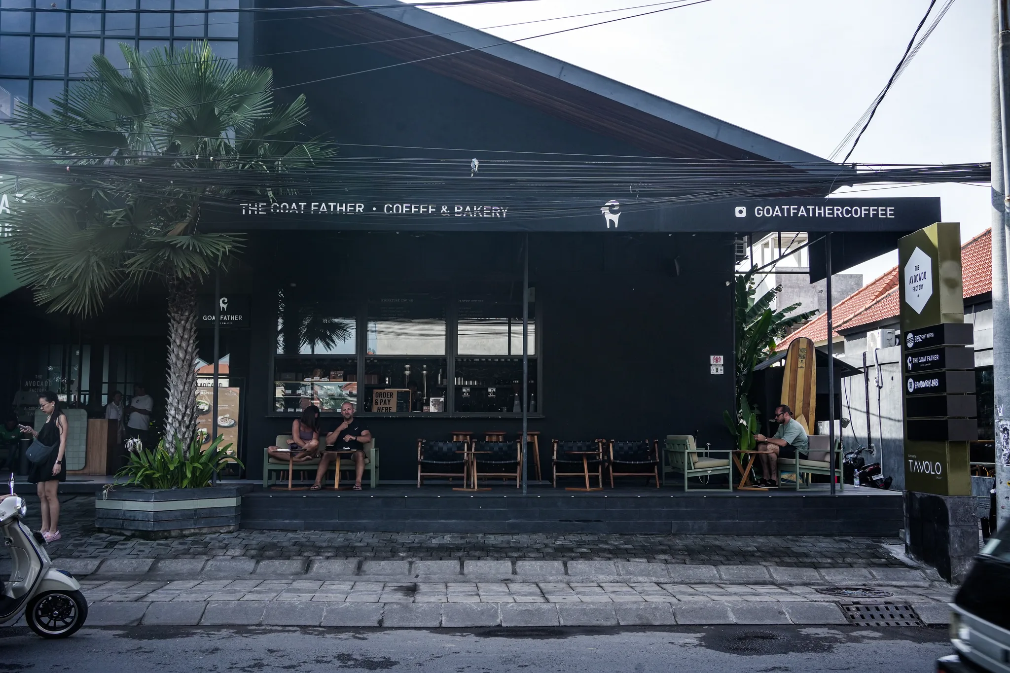 The Goat Father storefront inside The Avocado Factory, Berawa